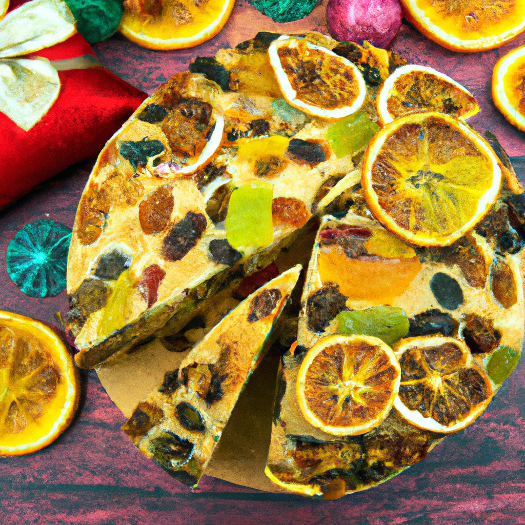 Pandolce Genovese Genoa Christmas Fruitcake