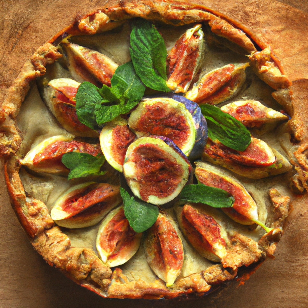 Raw Vegan Fig And Pear Pie