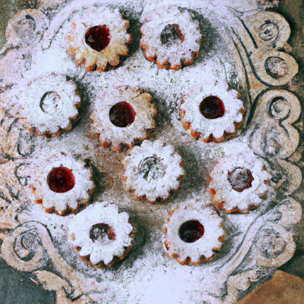 Lineck&eacute; Cukrov&iacute; Linz Style Jam Cookies