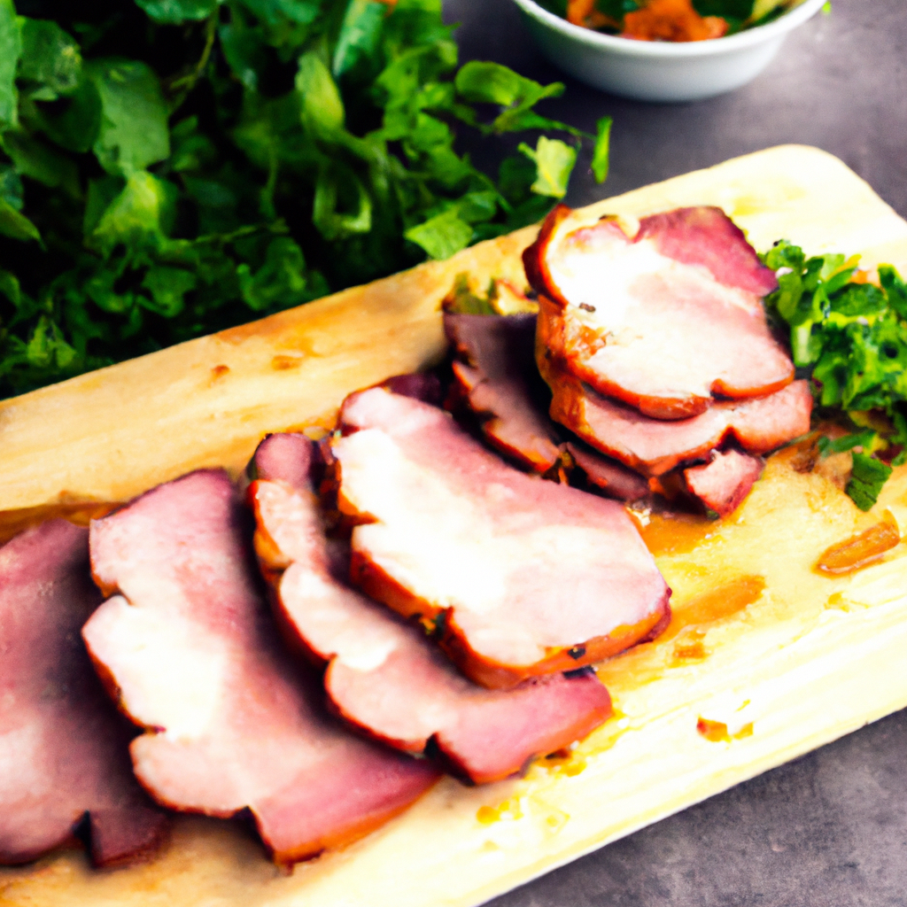 Barbecued Ham Slices