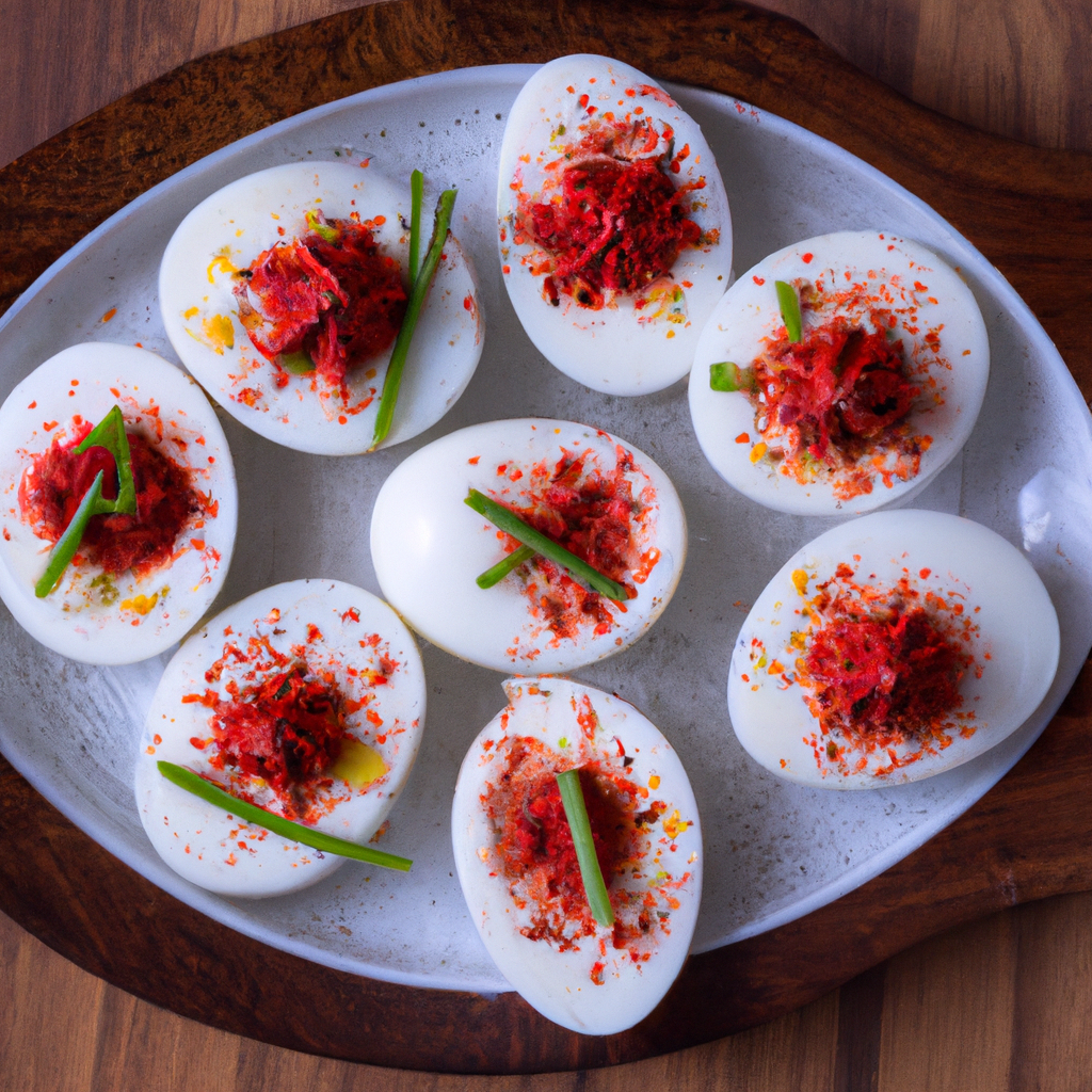 Smoky Red Devil Eggs Recipe