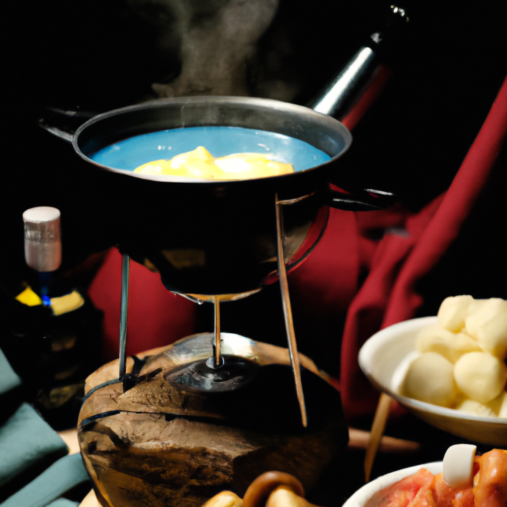 Cheddar Blue Fondue