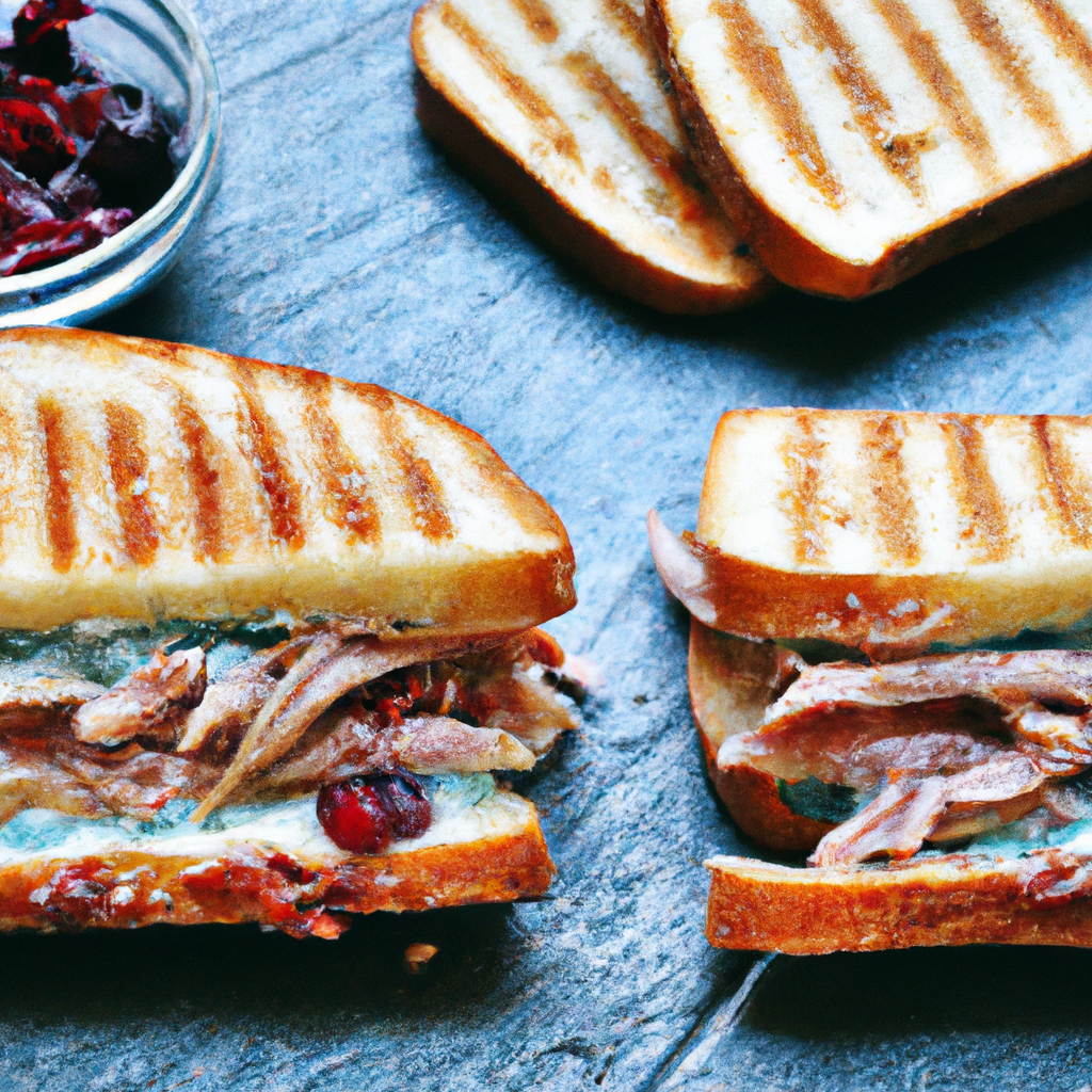 Cranberry And Blue Turkey Melt