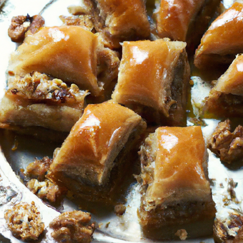 Baklava Me Gliko Karidi Baklava With Sweet Walnuts