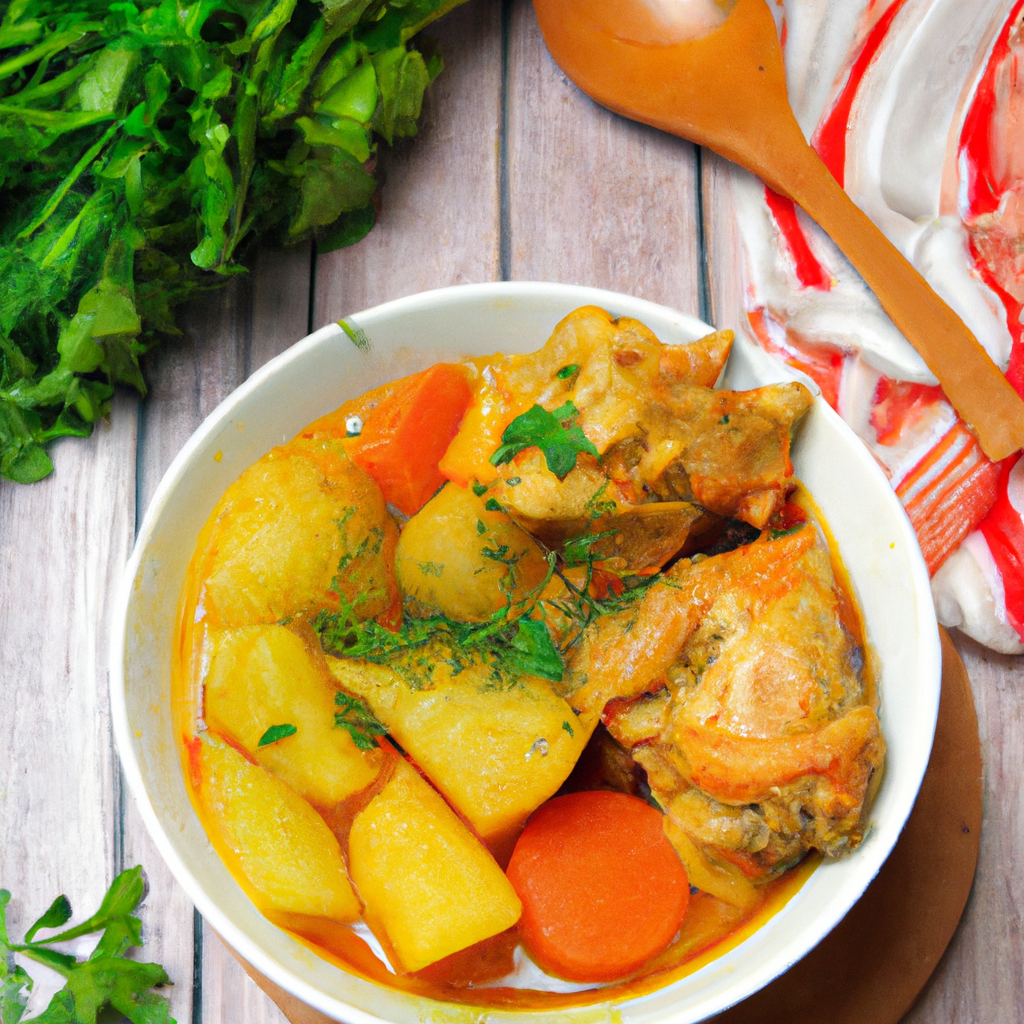 Colorful Chicken Stew