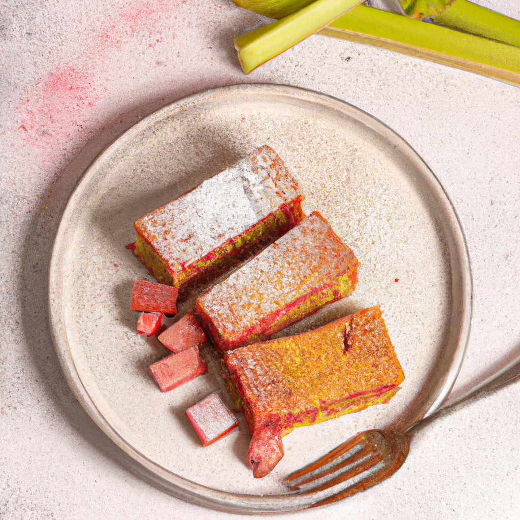 Rhubarb Sponge