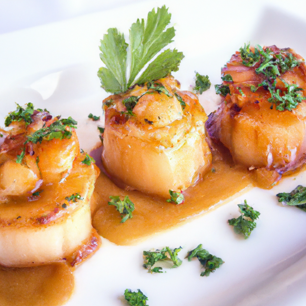 Broiled Sea Scallops
