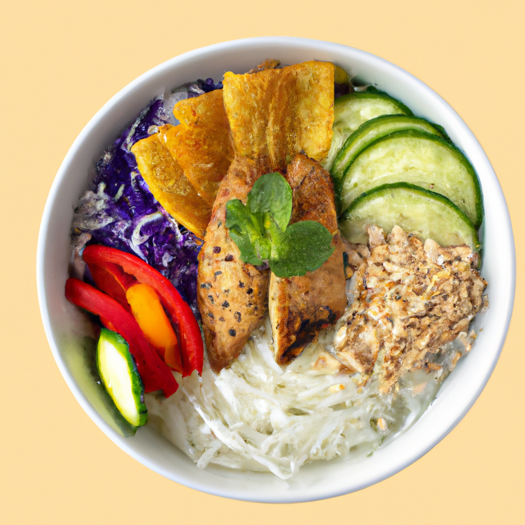 Crispy Chicken Banh Mi Bowl Recipe Little Spice Jar