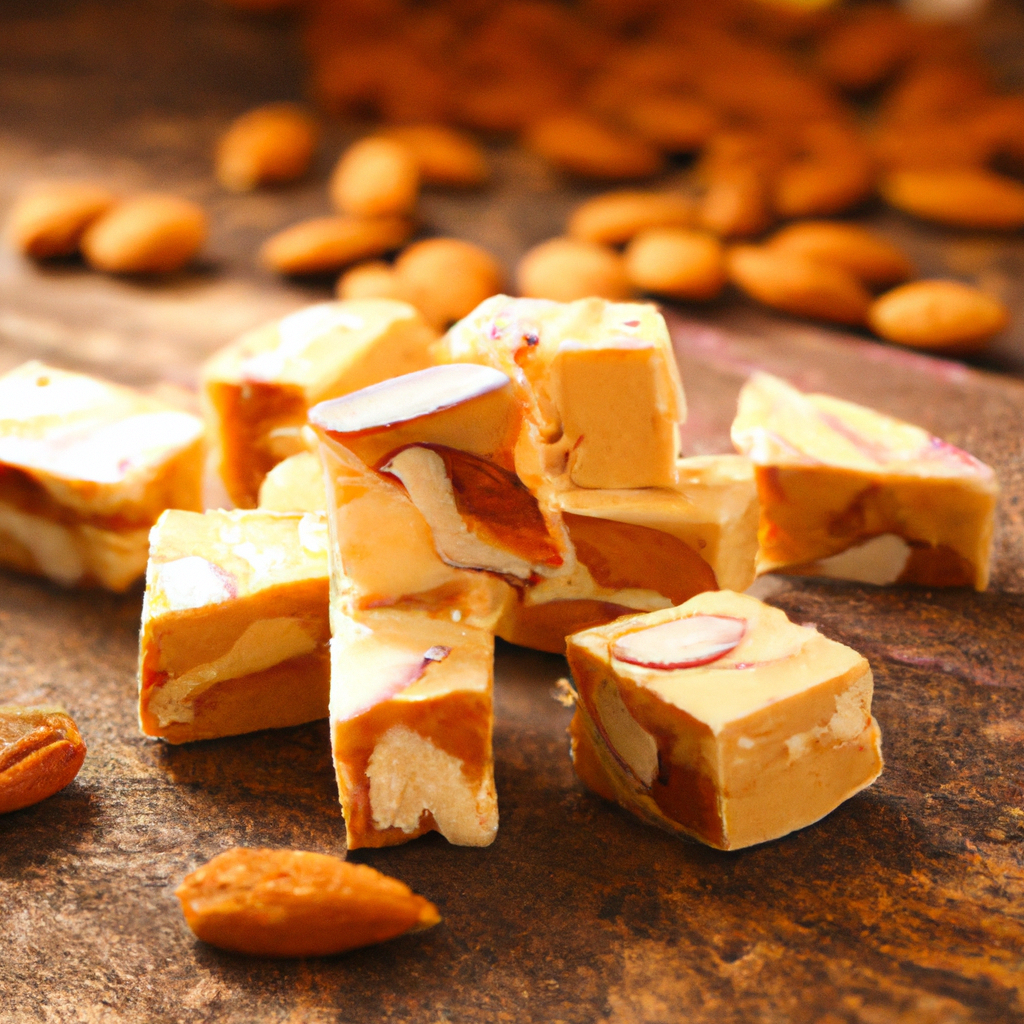 Almond Cream Fudge Badaam Barfi