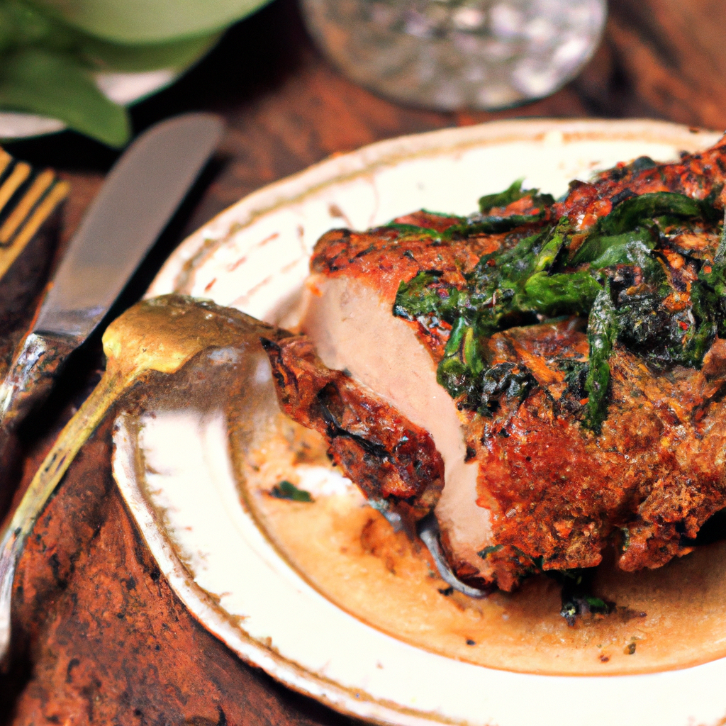 Lemon Pecan Pork Chops