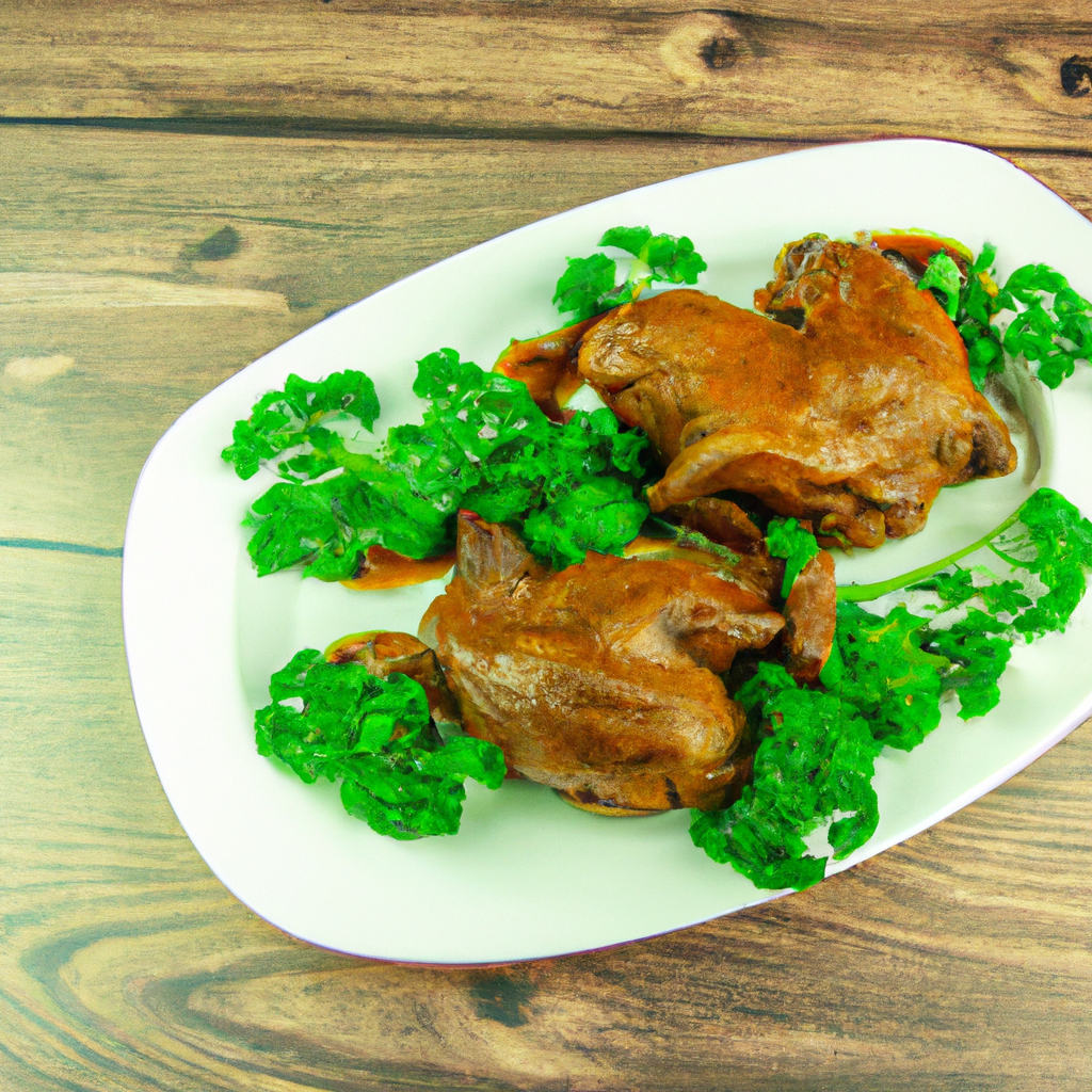 Baked Doves With Gravy