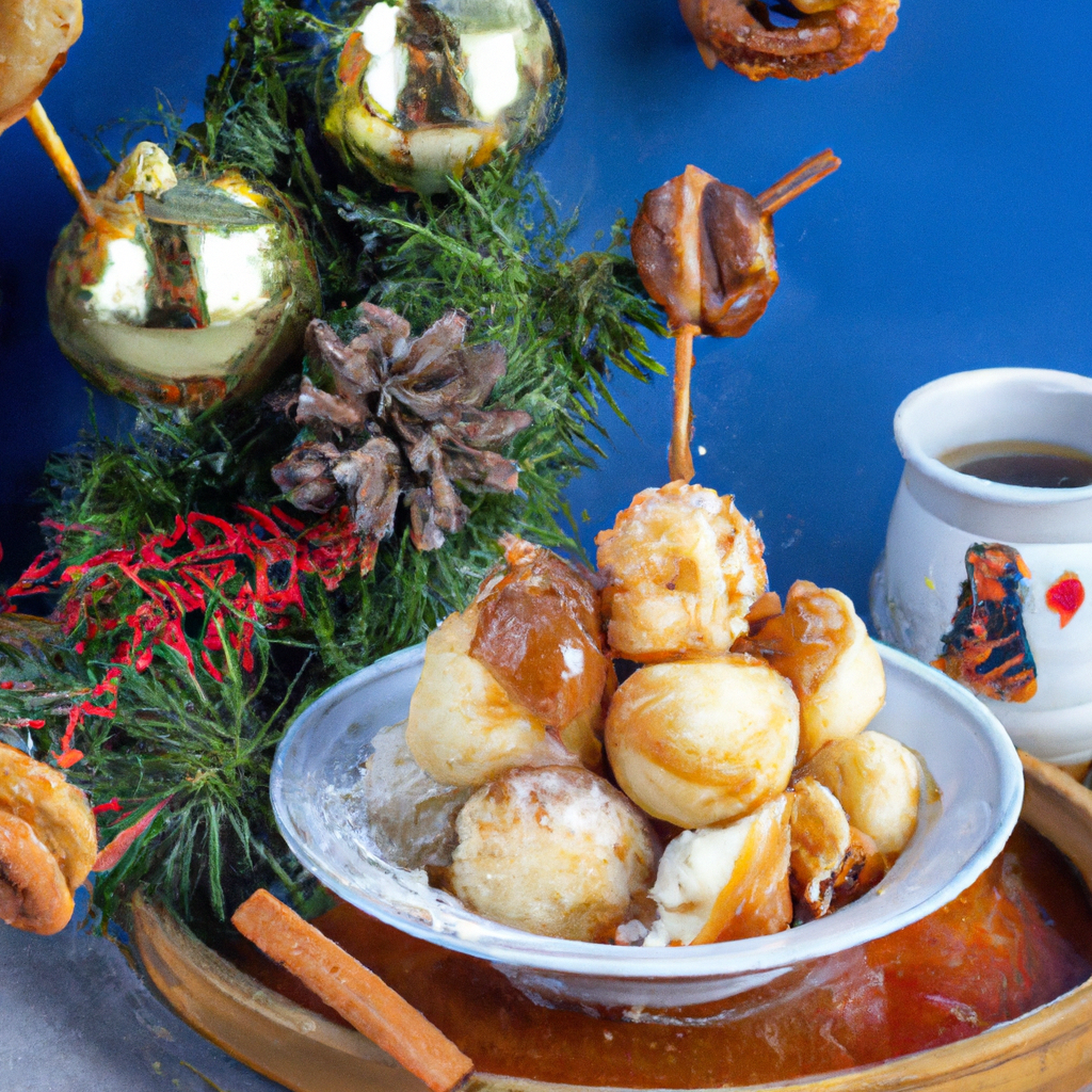 Bu&ntilde;uelos Con Miel Honey Fried Dough