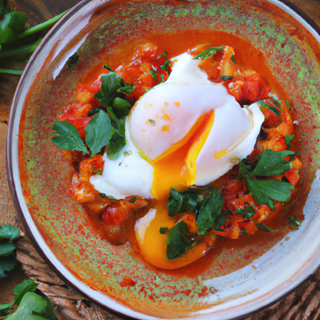Shakshuka North African Style Poached Eggs In Spicy Tomato Sauce Recipe