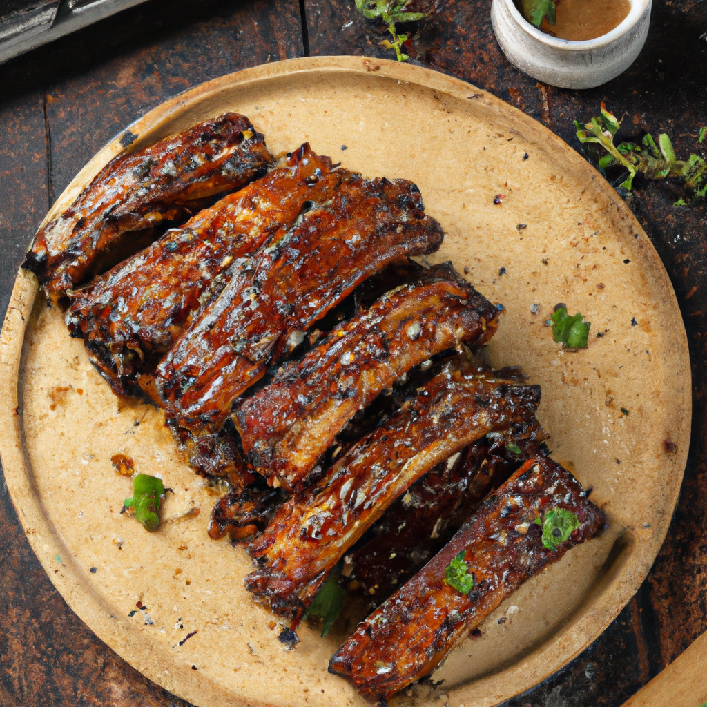 Bourbon Honey Ribs A Glazed Bbq Recipe By Nerds With Knives