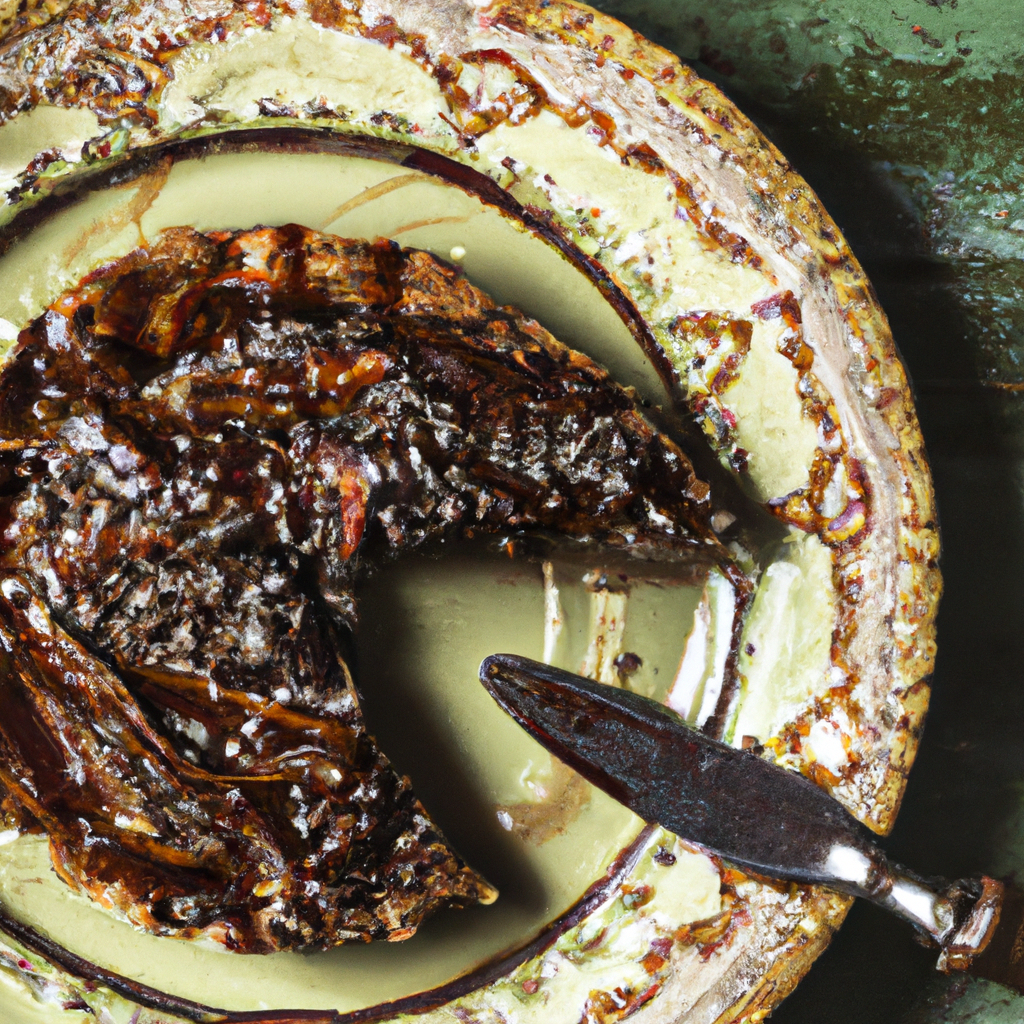 Caramel Turtle Tart