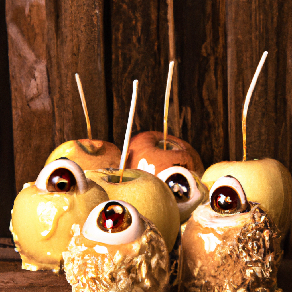 Ghostly Good Caramel Apples
