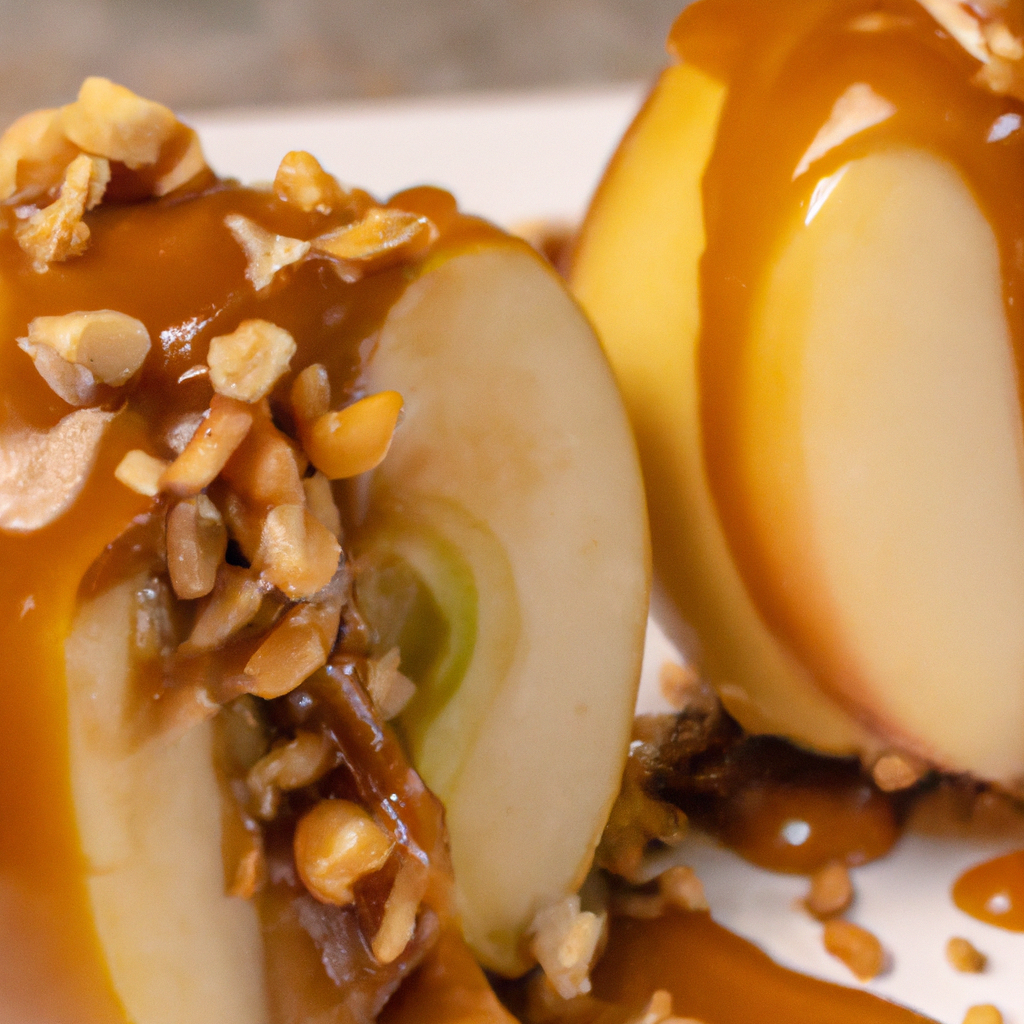 Caramel Apple Slices