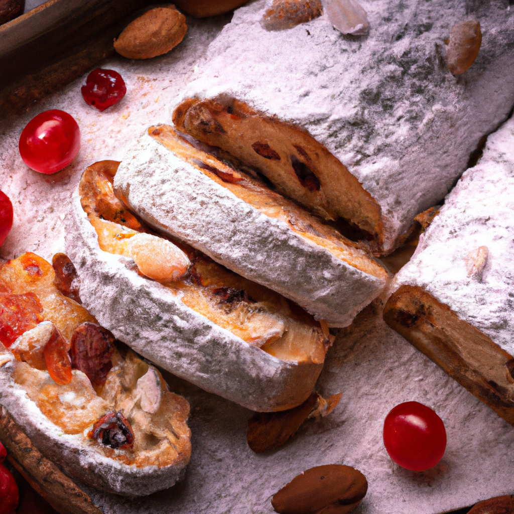 Kirsch Nuss Stollen Cherry Nut Stollen