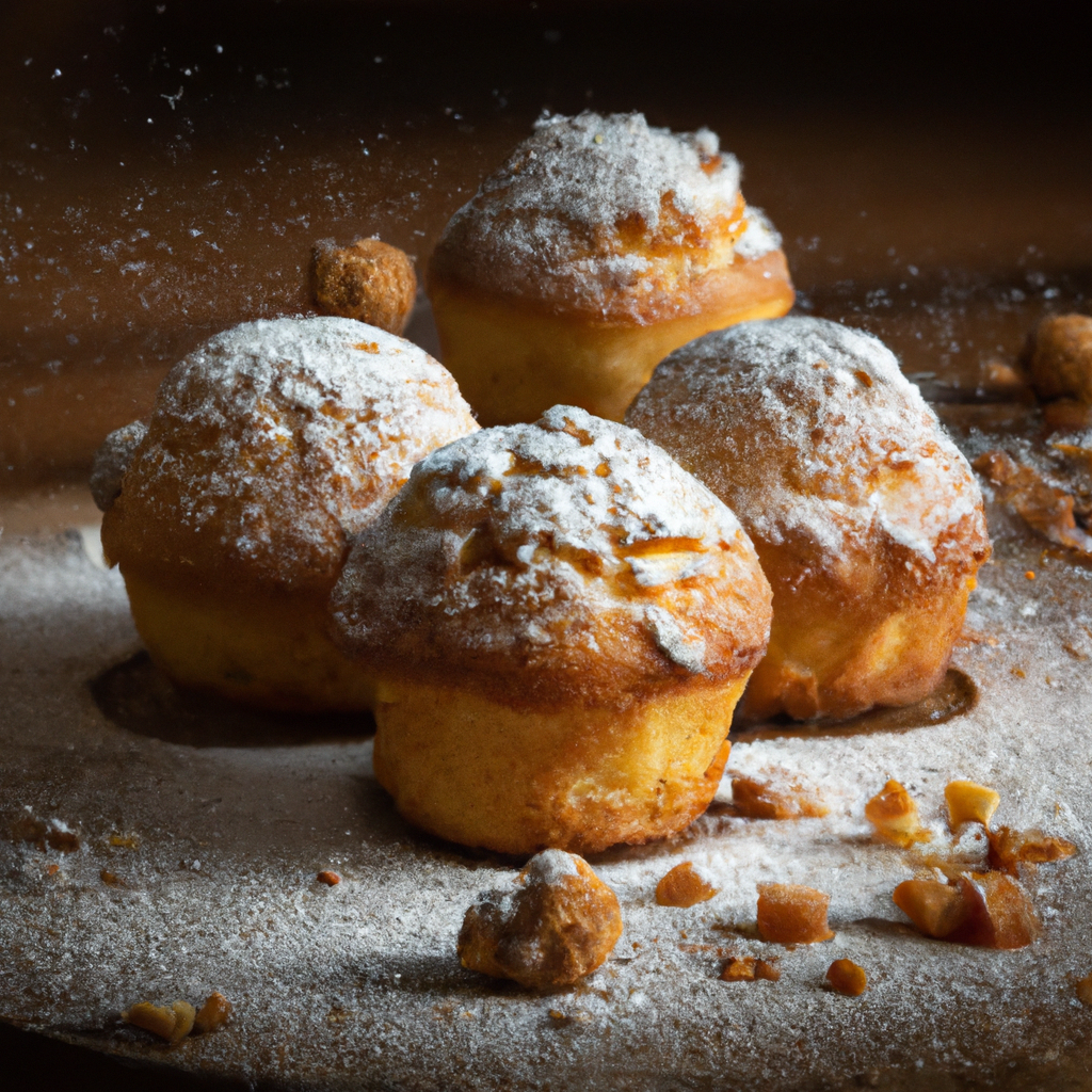 Vanillemuffins Mit Nussf&uuml;llung Vanilla Muffins With Nut Filling
