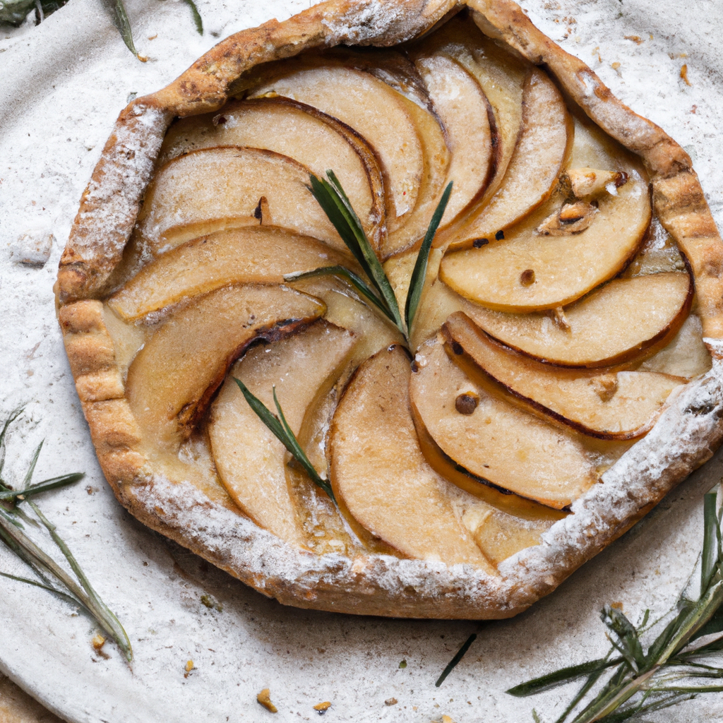 Rustic Pear Tart Recipe With Goat Cheese Home Plate