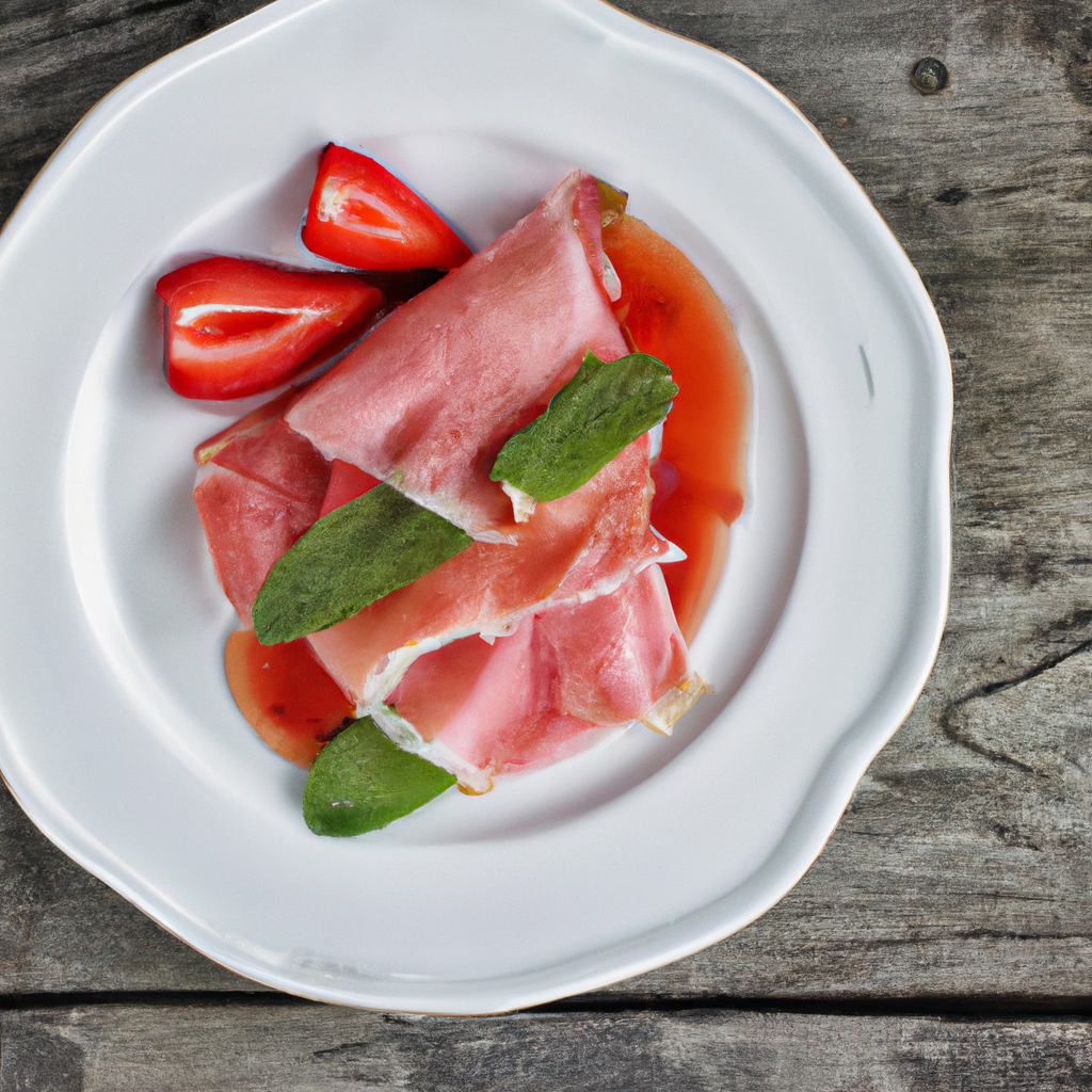 Ham With Strawberry Sauce