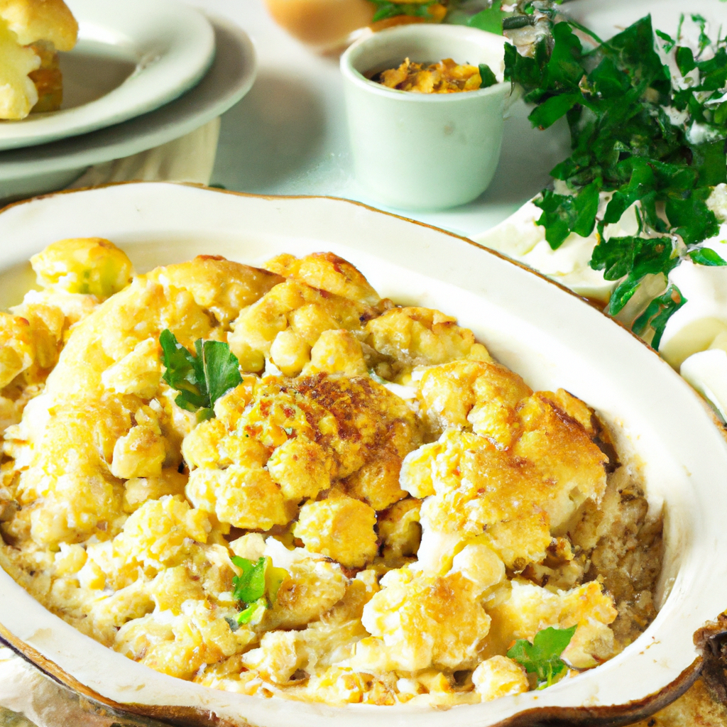 Cauliflower Au Gratin