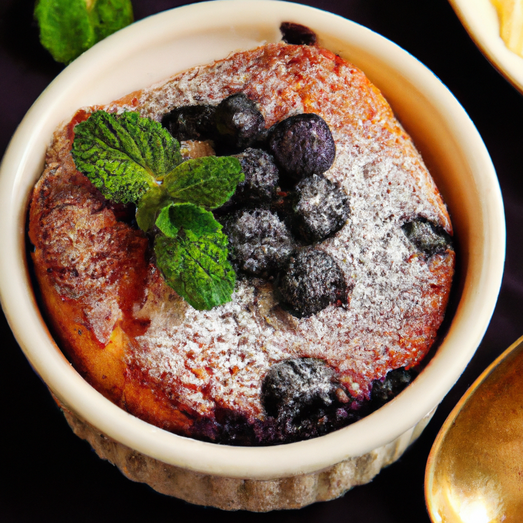 Blueberry Bread Pudding