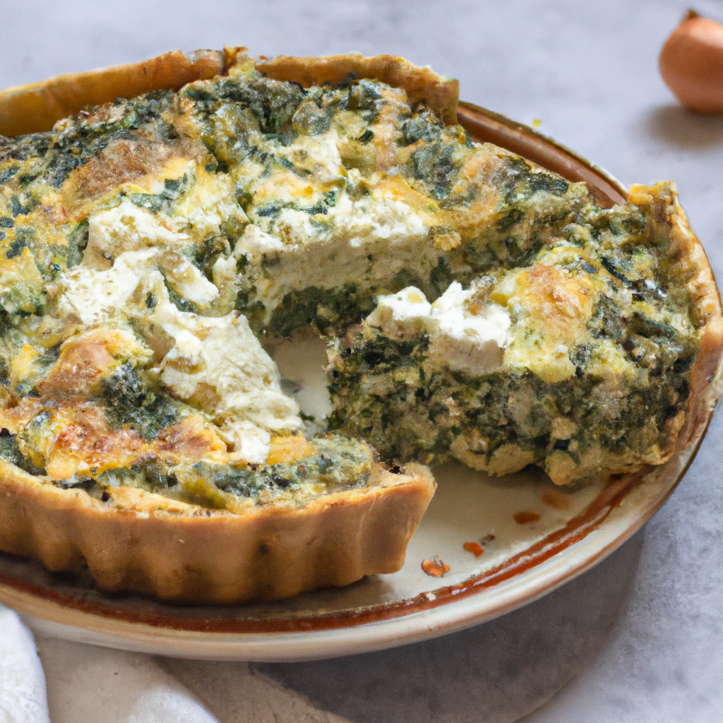Spinach Feta Cheese Quiche Recipe