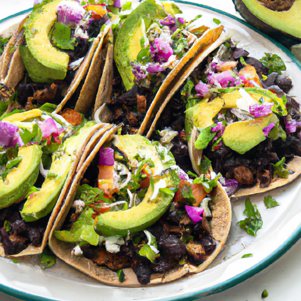 Black Bean And Avocado Tacos