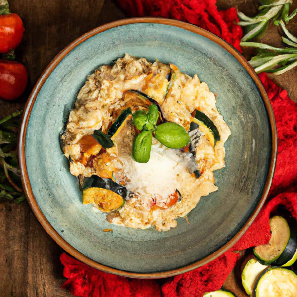 Zucchini And Tomato Risotto