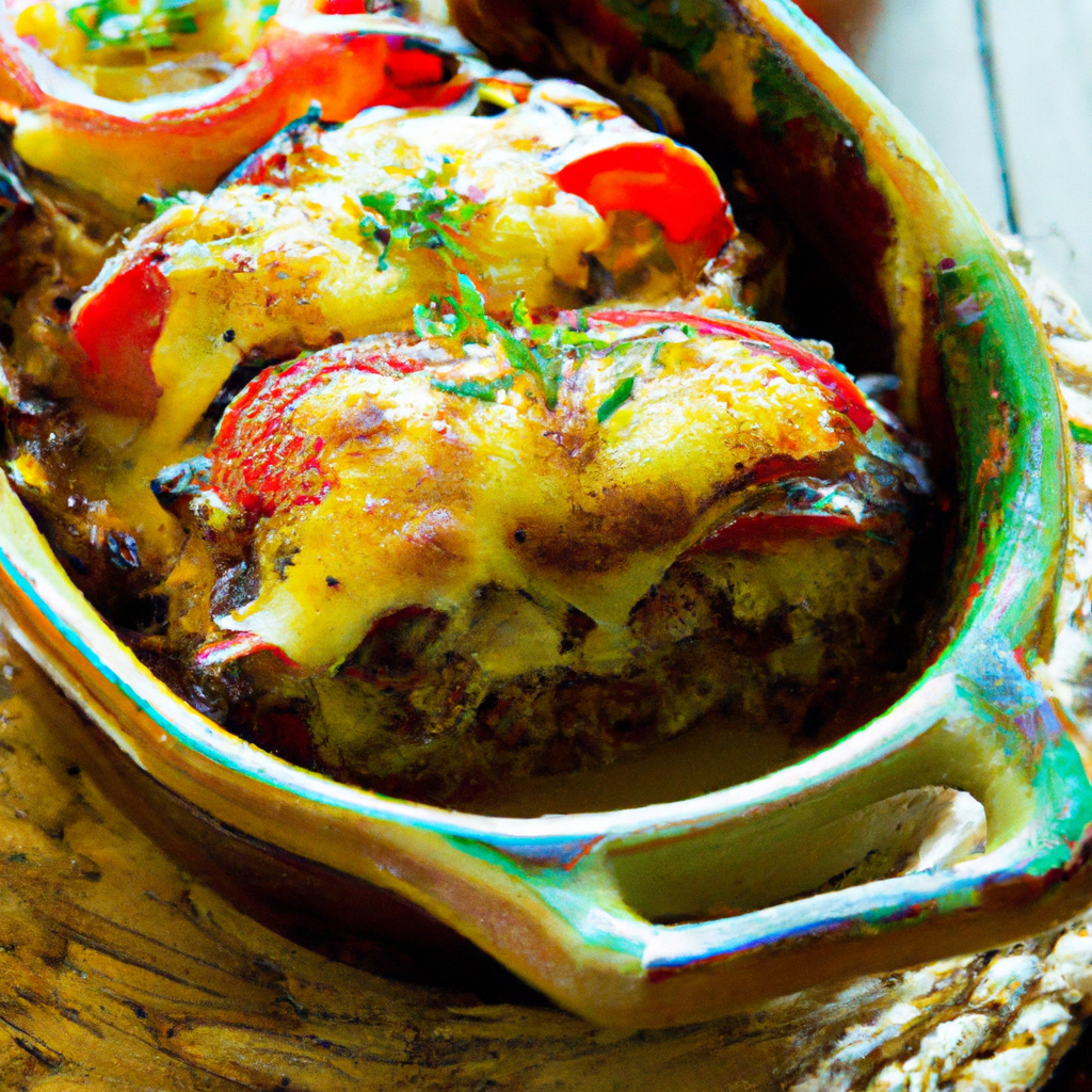 Baked Ratatouille And Potato Gratin