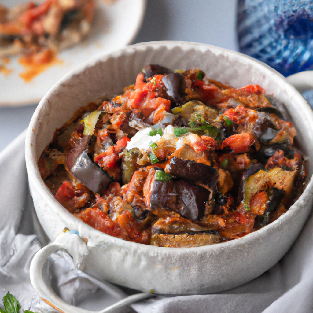 Eggplant And Tomato Casserole