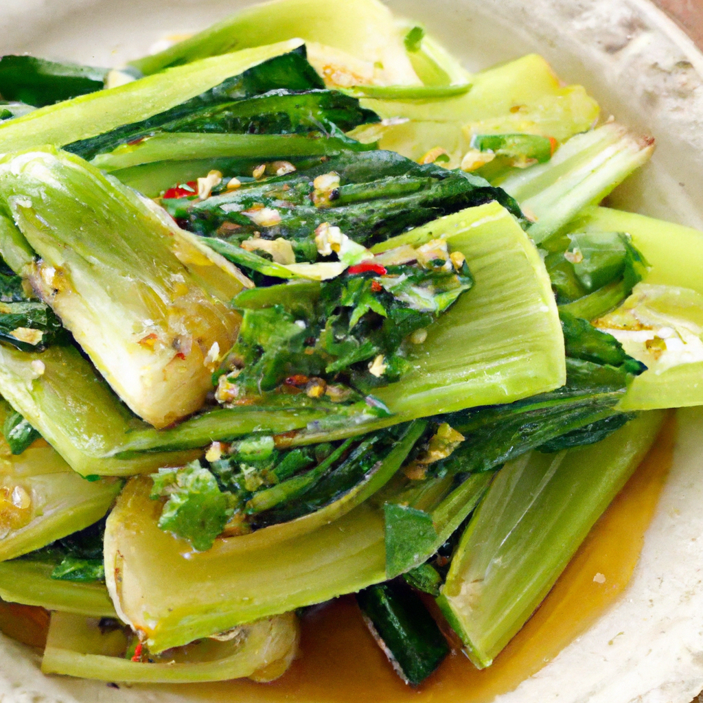Ginger Garlic Bok Choy
