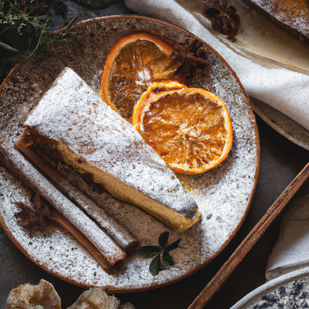 Vassilopita Portokali Orange New Year&rsquo;s Cake