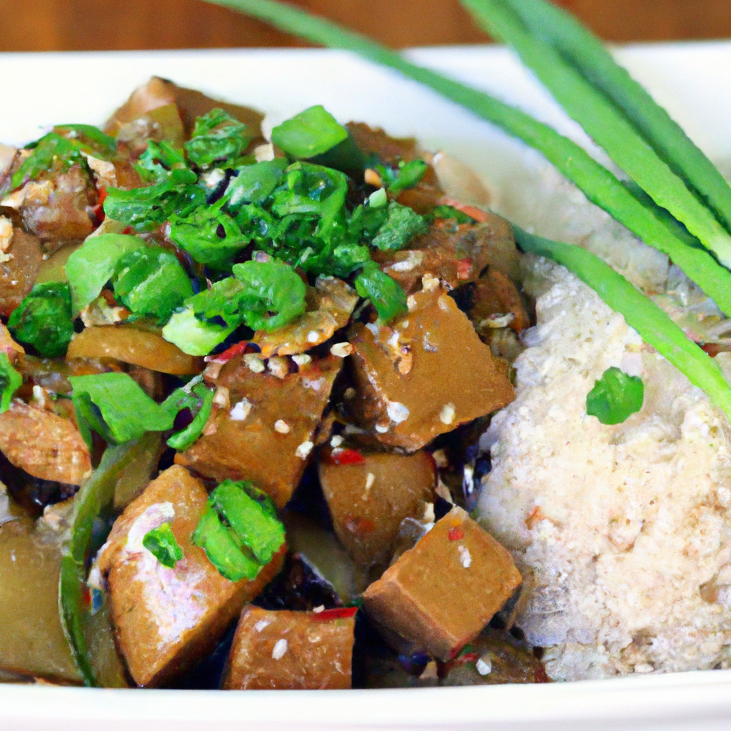 Ginger Marinated Tofu