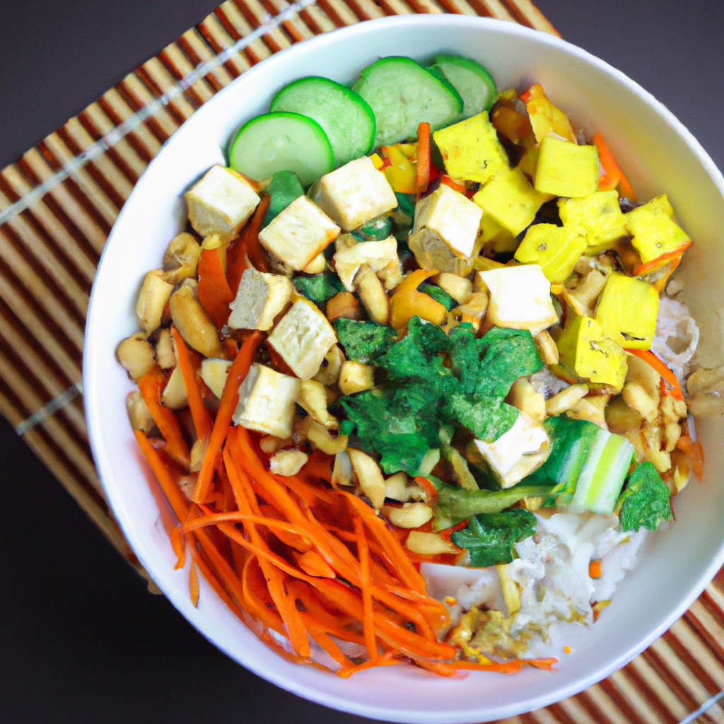 Tofu And Vermicelli Noodle Bowl