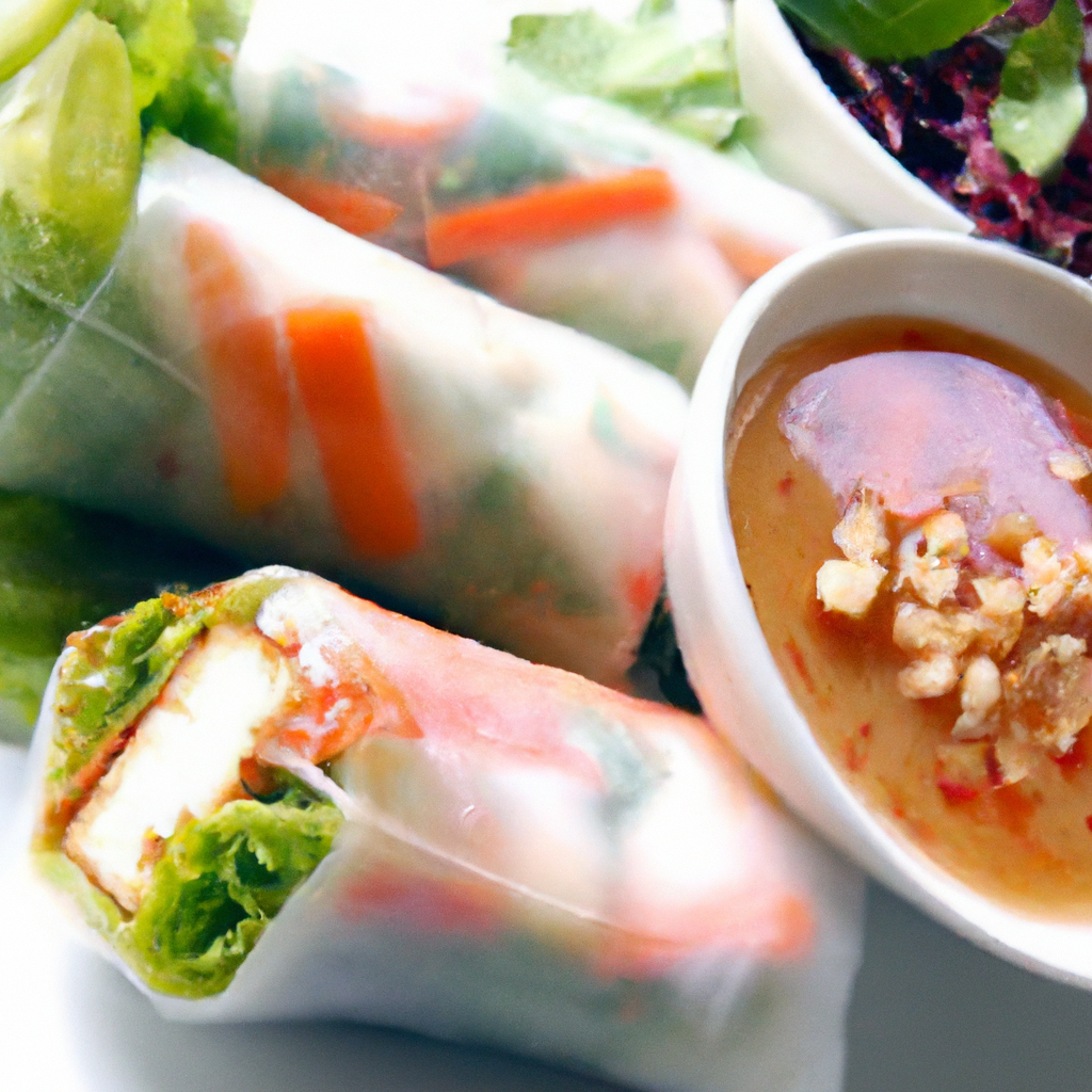 Vietnamese Lemongrass Tofu Wrap