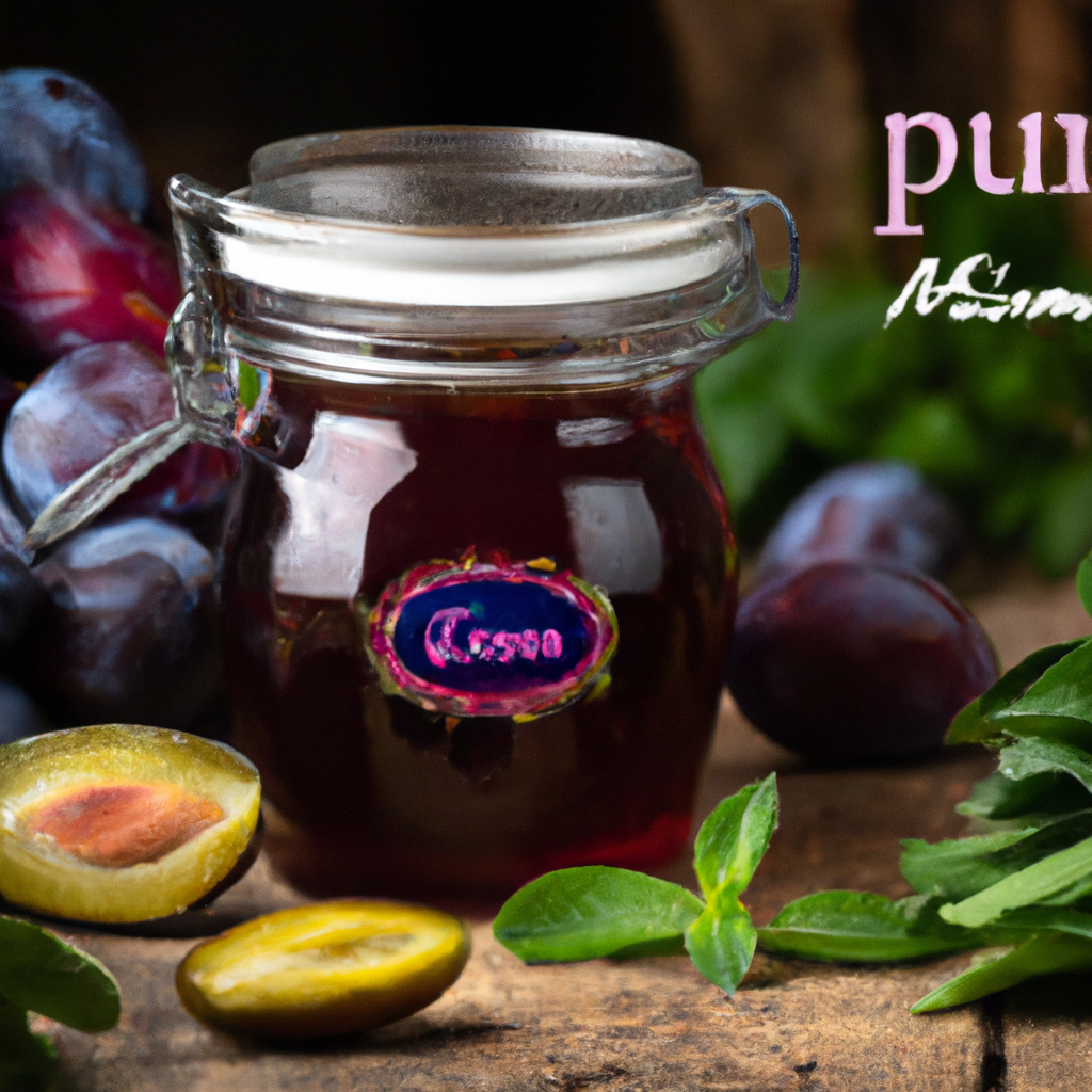 Glyko Damaskino Plum Preserves