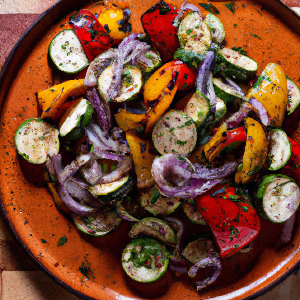 Moroccan Spiced Grilled Vegetables