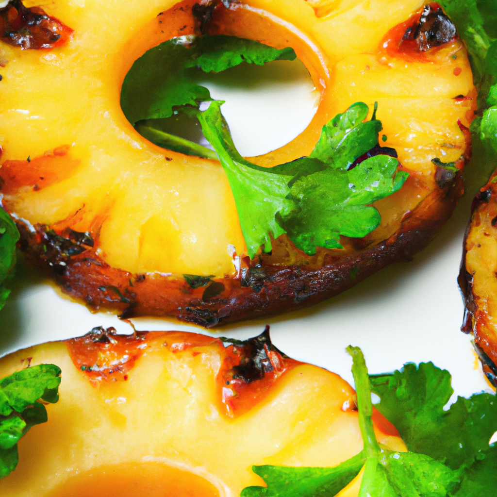 Grilled Pineapple With Spicy Jalapeno Salsa