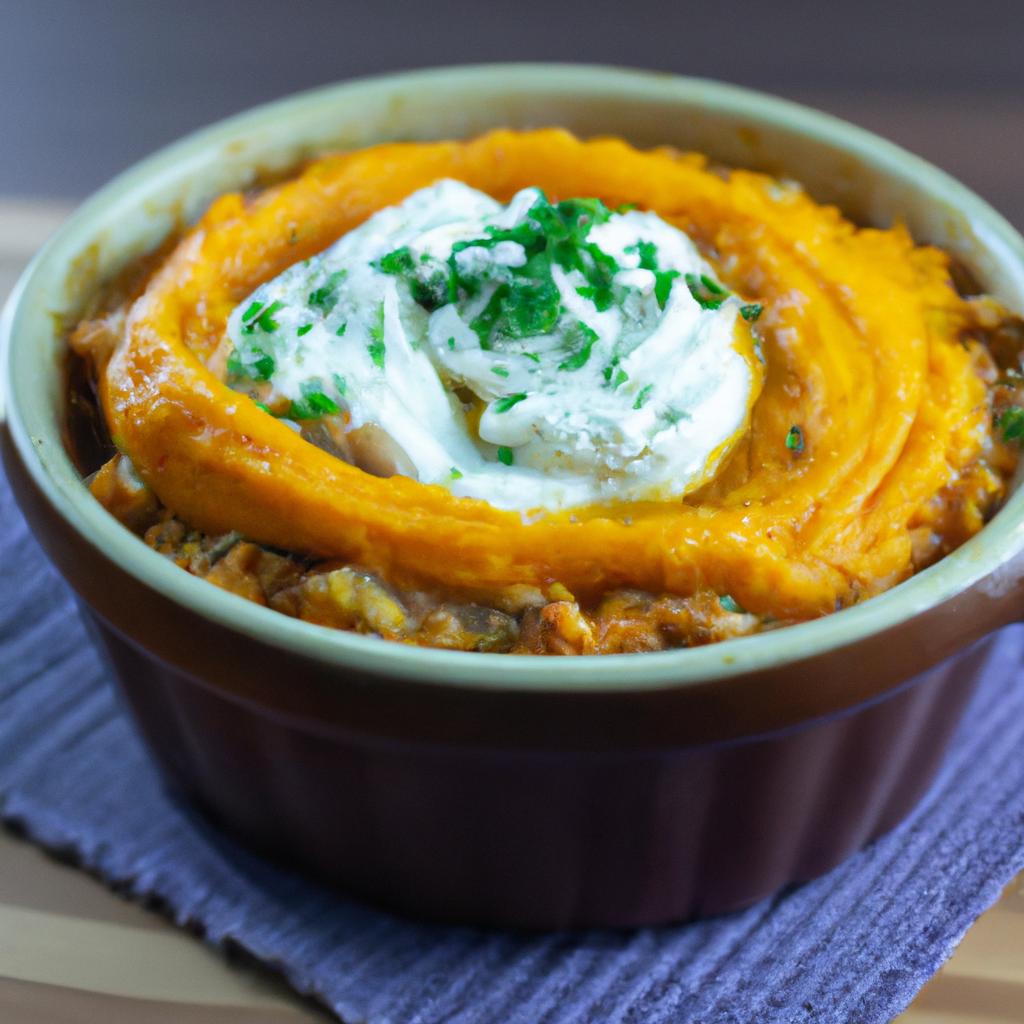 Escondidinho De Ab&oacute;bora Pumpkin Shepherd&rsquo;s Pie