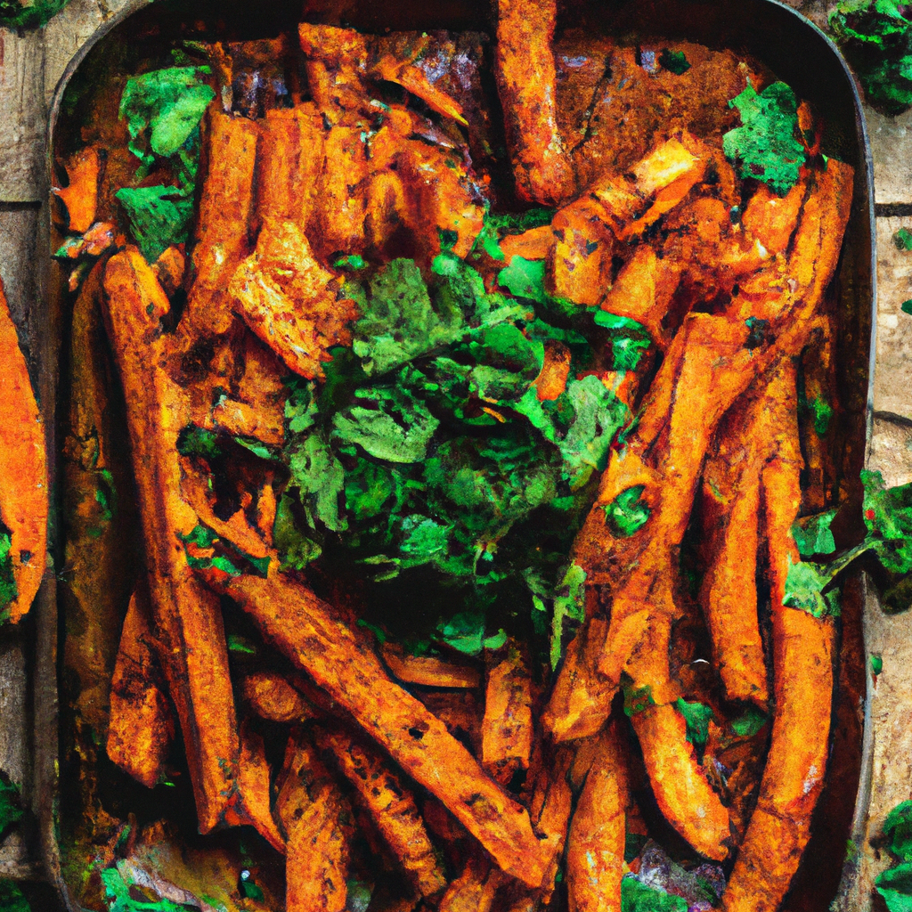 Caribbean Style Sweet Potato Fries