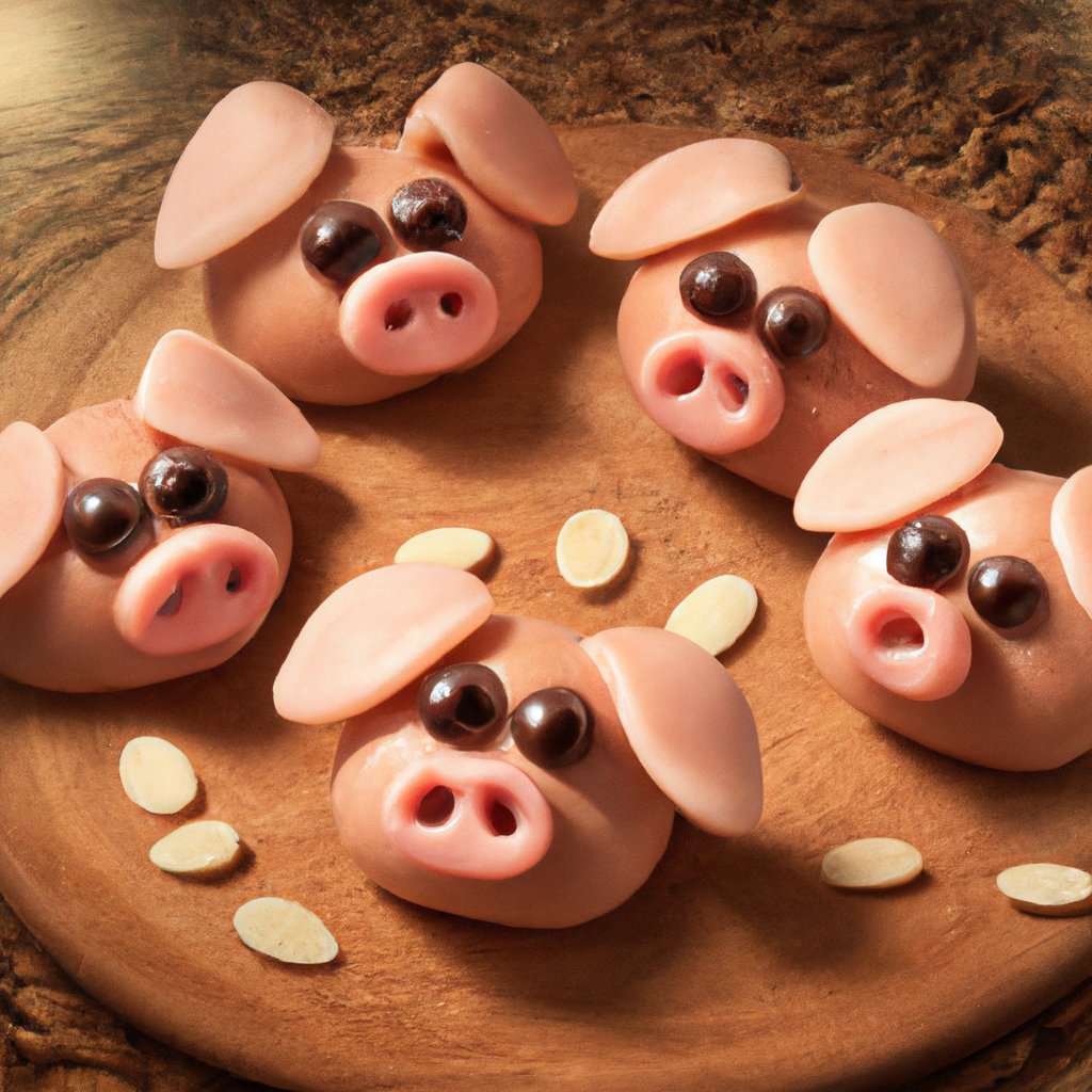 Marsipangrisar Marzipan Pigs