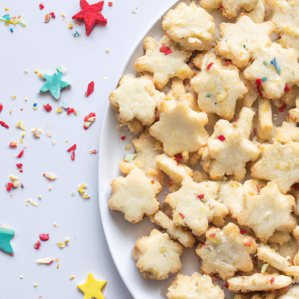 Shortbread Stars With Sprinkles