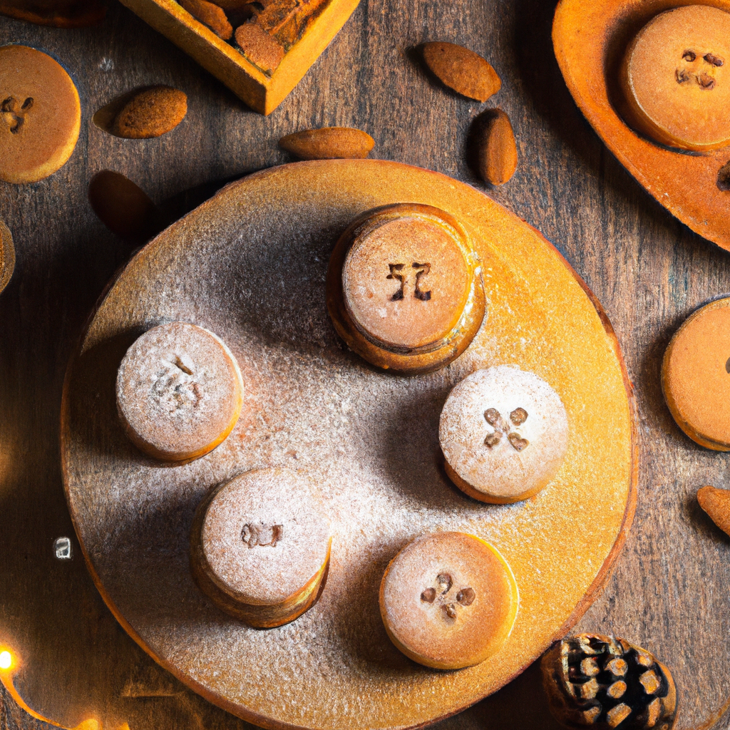 Alfajores Honey And Almond Cookies