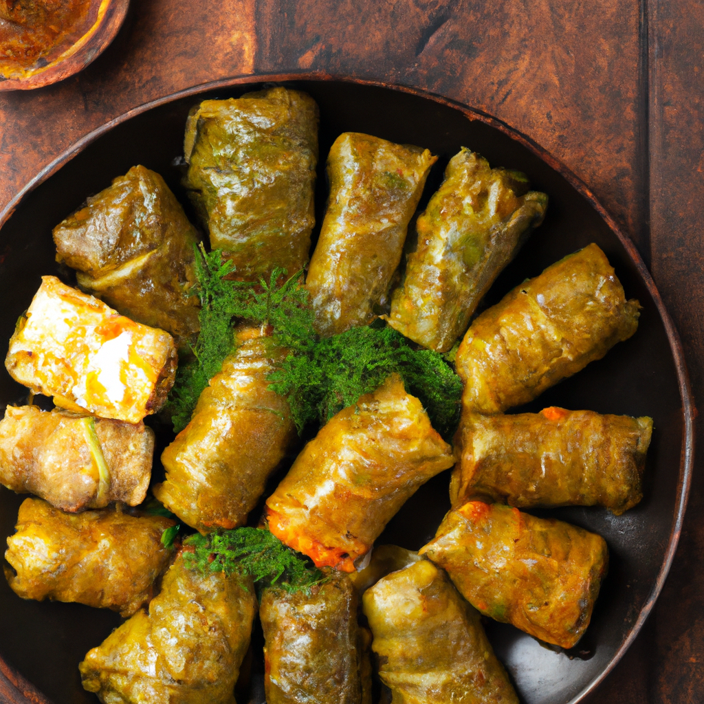 Lebanese Stuffed Cabbage Leaves With Rice