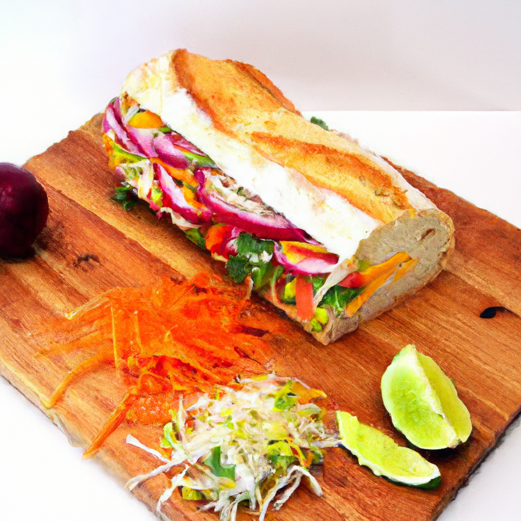 Vegetarian Banh Mi Baguette