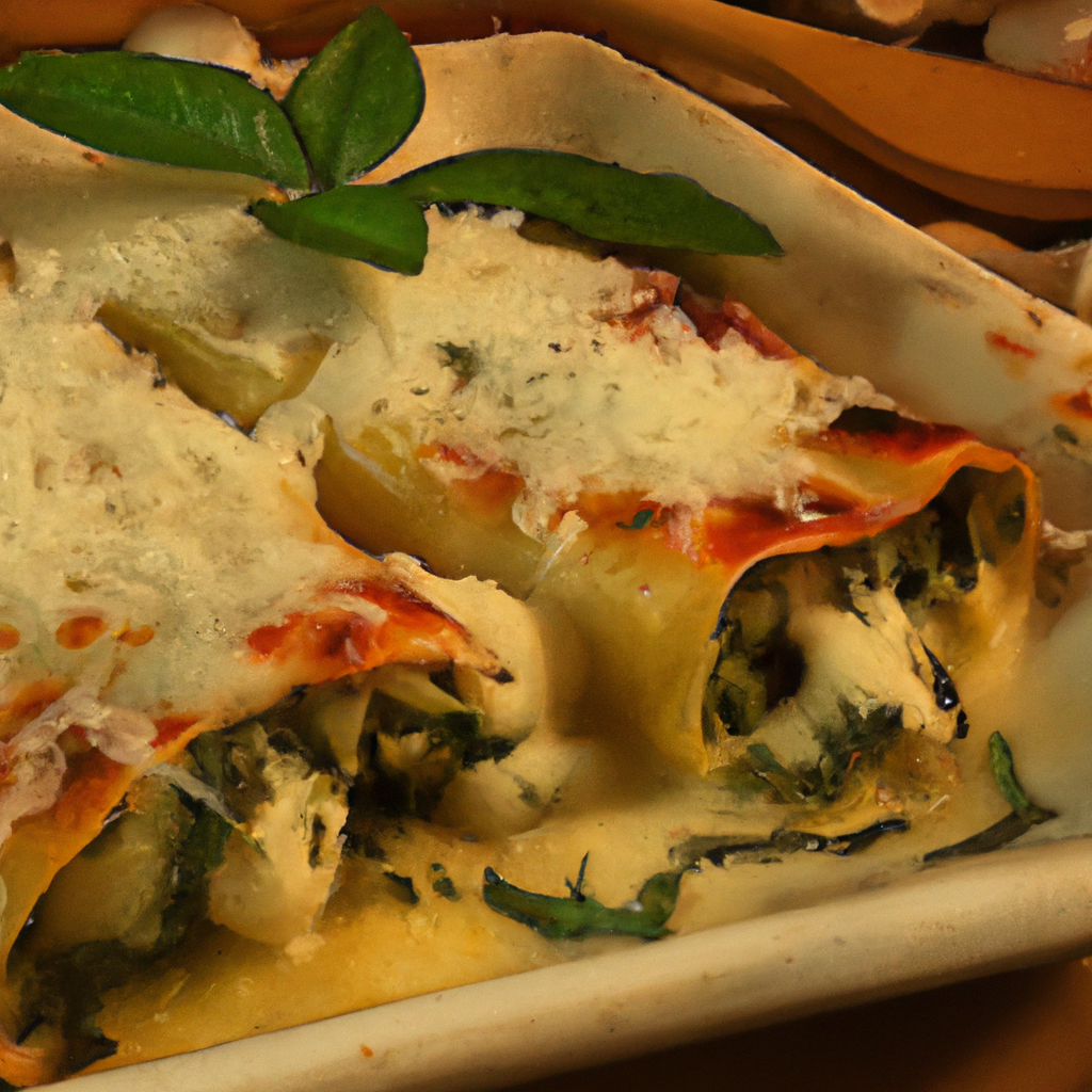 Ricotta And Spinach Stuffed Cannelloni