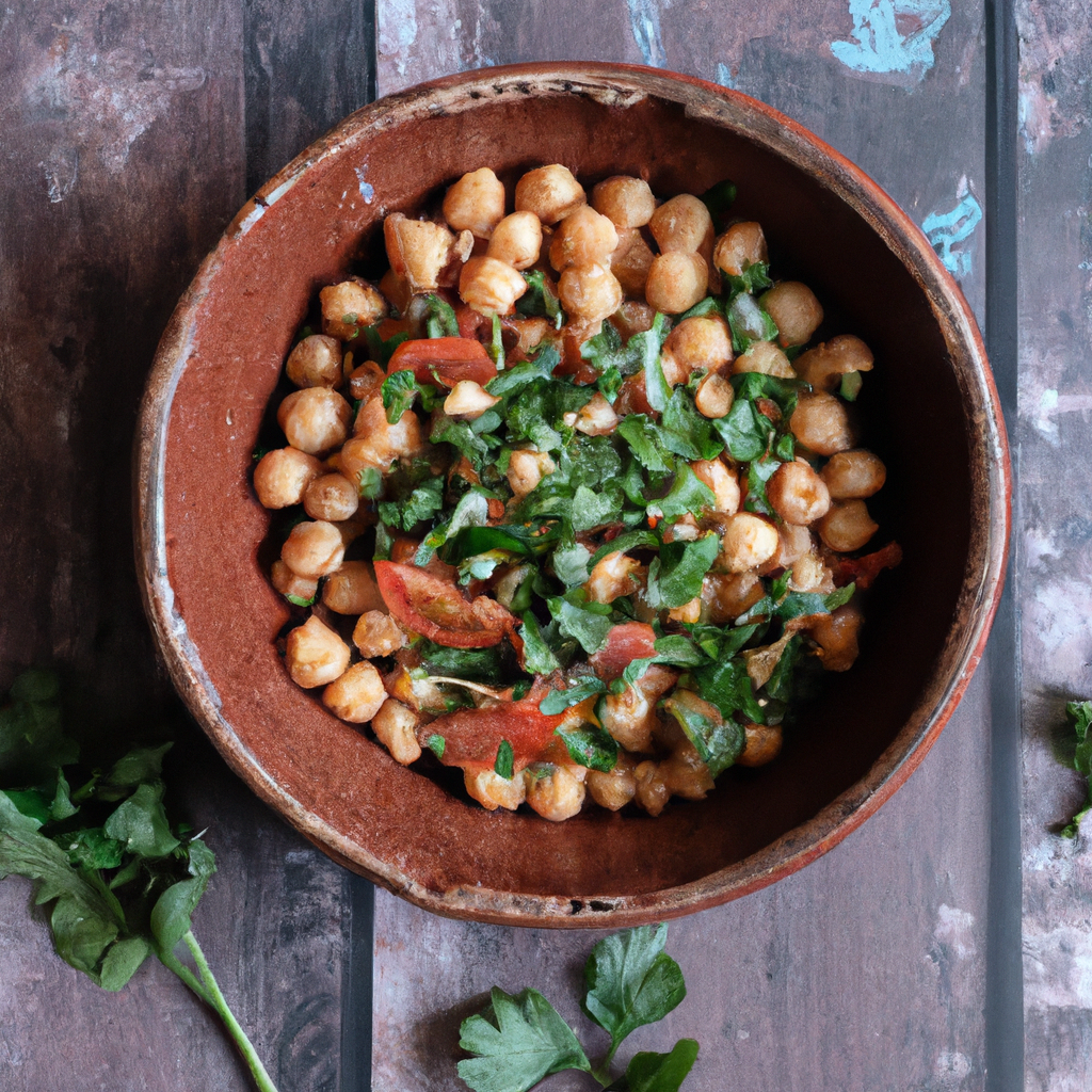 Moroccan Spiced Chickpea Salad