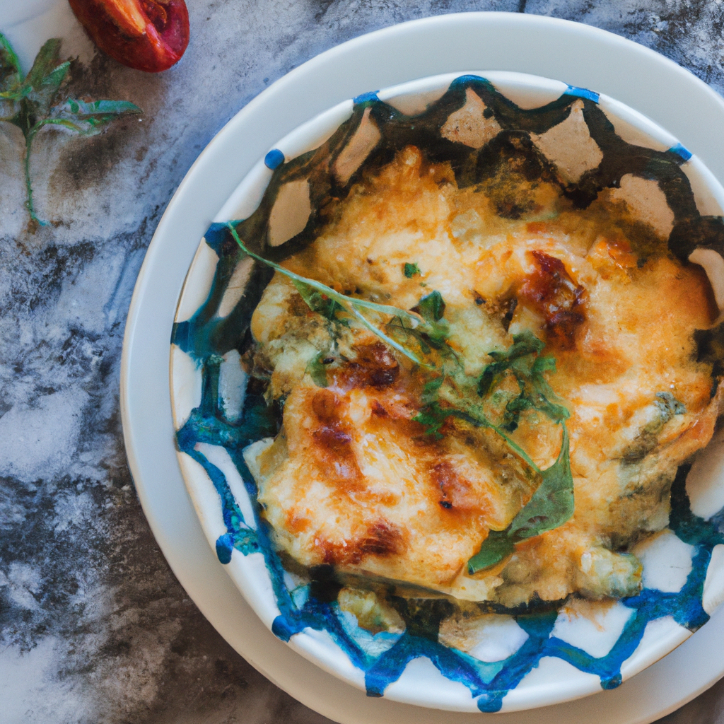 Grilled Zucchini And Tomato Gratin
